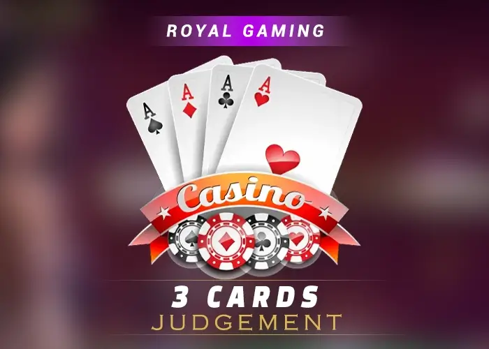 Royal365 3 Cards Judgement live casino game